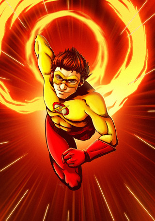 Cartoon character flying fireball ring - andrew robertson free wallpaper for mobile