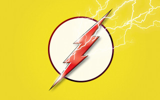 Lightning yellow background circle red - a lightning bolt free wallpaper