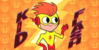 Cartoon character red mohawk yellow - fletcher martin free wallpaper