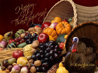 Turkey basket fruit vegetables happy - a turkey free wallpaper