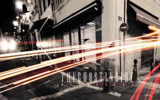 Street car light building sign - llustration free wallpaper for desktop