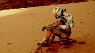 Space suit desert rock helmet - a rock in the desert free wallpaper