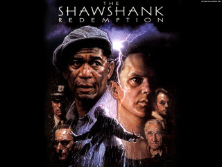 Shaw shank movie poster art - a man in a tie free wallpaper for desktop