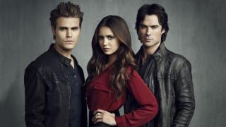 Vampire cast from left - promotional free wallpaper for desktop
