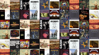 Album covers collage variety music 2 - a collage of various album free wallpaper