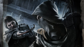 Man bow woman gun dark - a dark alley free wallpaper