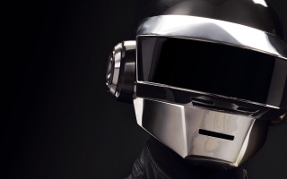 Man helmet leather jacket black - robot free wallpaper for desktop