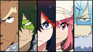 Anime characters expressions hair colors 14 - a sery of anime characters free wallpaper