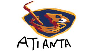 Atlanta football helmet drawing image - professional digital art free wallpaper