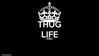 Black white logo crown thug - young free wallpaper for desktop