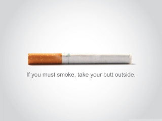Cigarette sticker if you must - daren bader free wallpaper