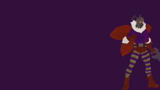 Cartoon hero sword cape purple - cel free wallpaper