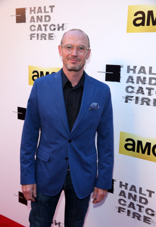 Bald man blue suit red - bald free wallpaper for mobile