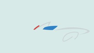 Blue red car minimalist vector - vector curve free wallpaper