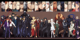 Anime characters wall faces line 2 - ufotable free wallpaper for desktop