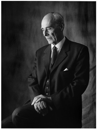 Bald man suit tie portrait - free portrait wallpaper