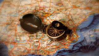 Compass cap map europe asia - arthur b. carles free wallpaper