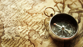 Compass map keychain side image - the end free wallpaper for desktop