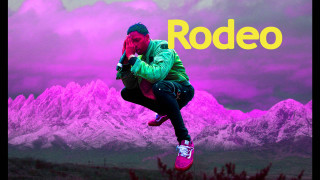 Man jumping skateboard purple background - neodada free wallpaper