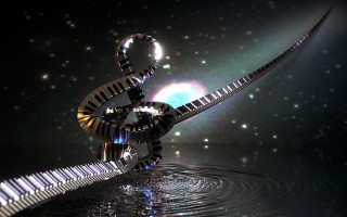 Spiral metal glass space bright - image of a spiral free wallpaper