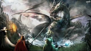 People dragon bow arrow group - a dragon free wallpaper for desktop