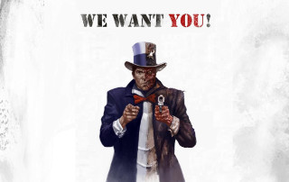 Neogeo poster man tophat gun - bill sienkiewicz free wallpaper