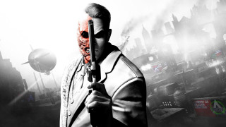 Man gun city smoke red - a red face free wallpaper