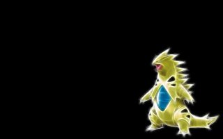 Yellow blue pokemon figure black - a white outline free wallpaper