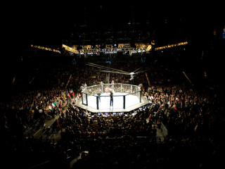 Crowd watching wrestling match stadium - charles martin free wallpaper