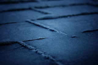 Blue blanket diamond pattern black - edge free wallpaper