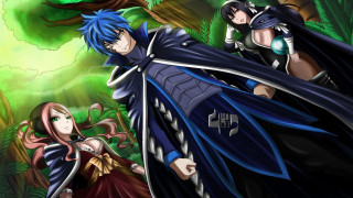 Anime characters forest trees bushes - a forest free wallpaper