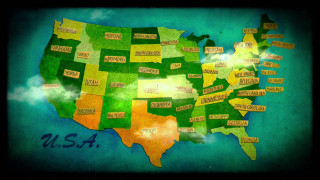 Us map states sky clouds - a map of the united states free wallpaper