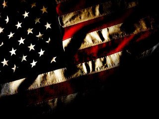 American flag shadow hands romanticism - the other side free wallpaper for desktop