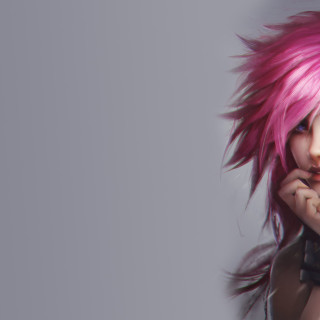 Pink hair black dress posing - pink hair free wallpaper for tablet