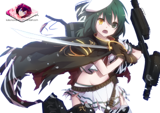 Woman sword hat gun box - a picture of a girl free wallpaper for desktop