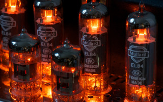 Lit bottles shelf decorative lights - plasma free wallpaper