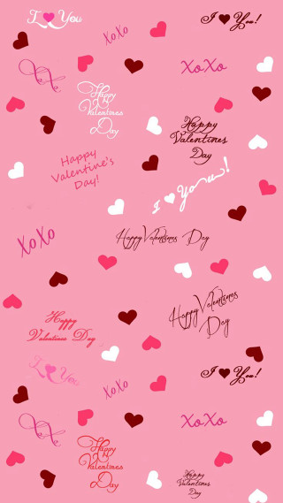 Pink hearts valentine carlos trillo - paper texture free wallpaper for mobile