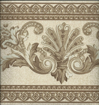 Decorative flower leaves beige background - a flower free wallpaper for tablet