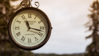 Clock tree sky background foreground - a sky in the background free wallpaper for desktop