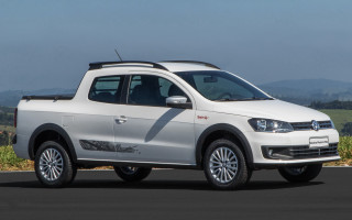 White car parked road field 2 - free cars wallpaper