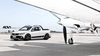 White car parked white airplane - eiq free wallpaper for desktop