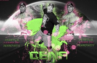 Man jumping skateboard green splash - a skateboard free wallpaper for desktop