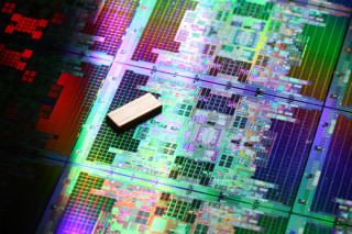 Micro processor chip colorful circuit - in the middle of it free wallpaper