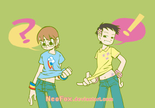 Couple people standing question mark - david diao free wallpaper