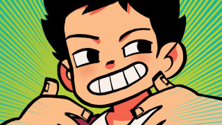 Cartoon man toothy grin hand - toothy free wallpaper