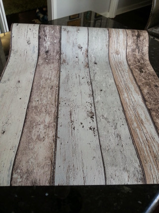 Wooden table black stripe white - a white door free wallpaper