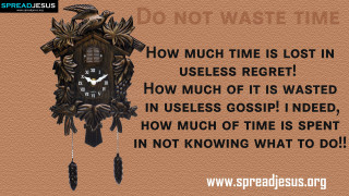 Lost time clock message past - benjamin franklin free wallpaper