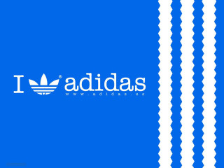 Adidas blue white wall stripe - the wall free wallpaper for desktop