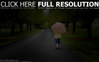 Rainy umbrella walking art photography - evelyn cheston free wallpaper