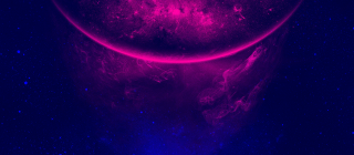 Red blue space large object - eden box free wallpaper